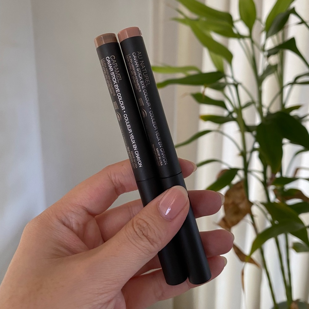 NIB — Laura Mercier Caviar Stick Eye — Au Naturel and Caramel